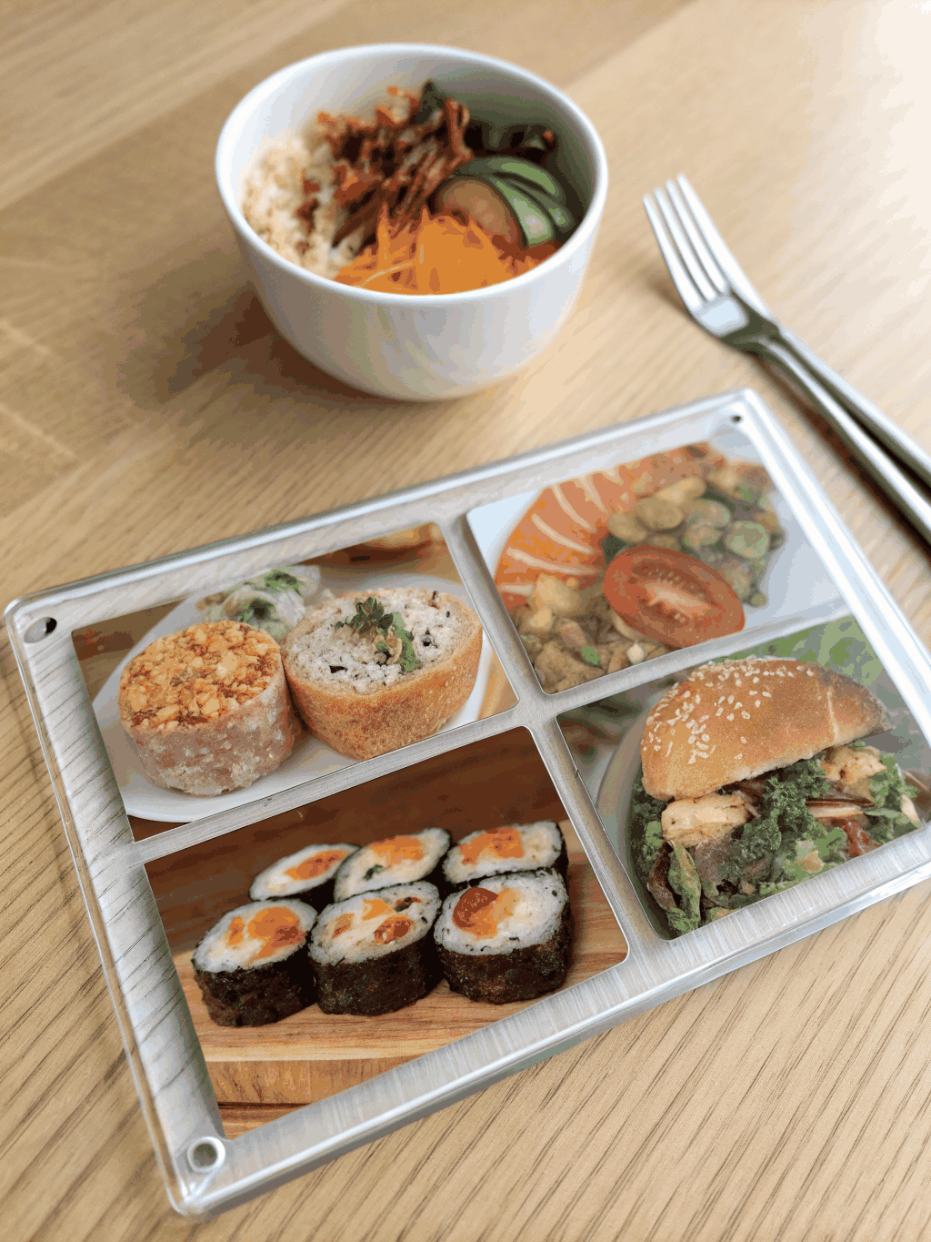 Food and beverage postcard design