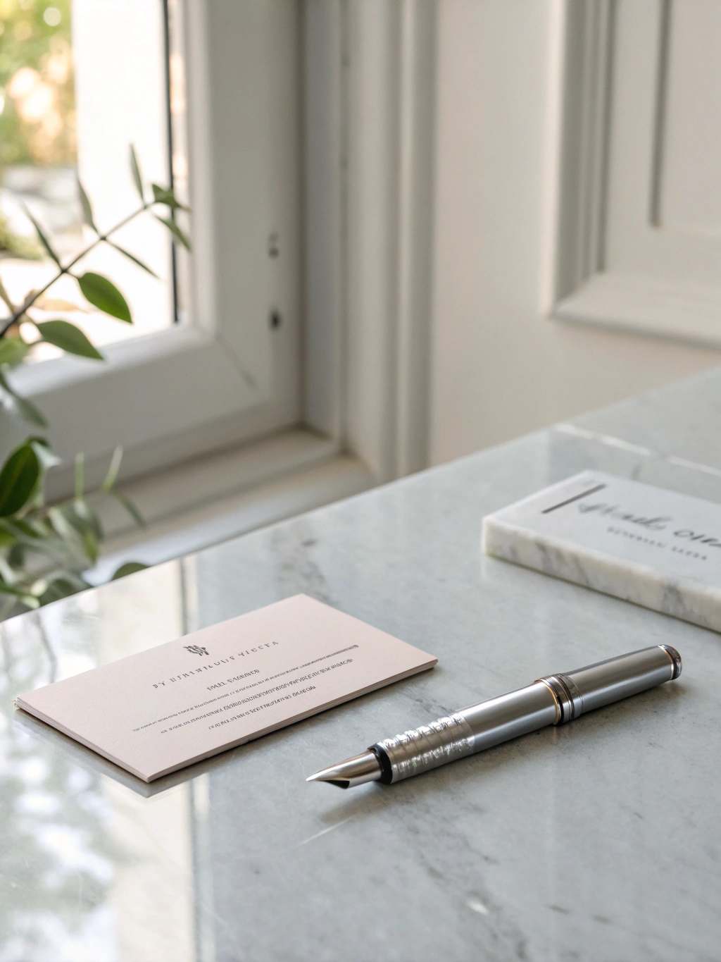 Luxury real estate marketing postcard